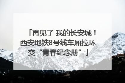 再见了 我的长安城！西安地铁8号线车厢拉环变“青春纪念册”